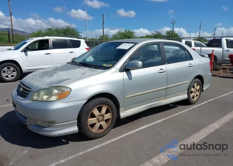 2004 Toyota Corolla S from USA, damaged, VIN 1NXBR32E14Z336680